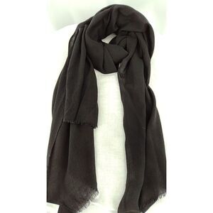 Quince Black Scarves One Size